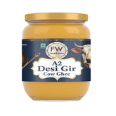 Natural Premium A2 Gir Cow Ghee By Fresh Wish | Naturally & Healthy Bilona Method Cow Ghee Good For Sweets | (500ml) 16.9 Ounce | Jar Pack